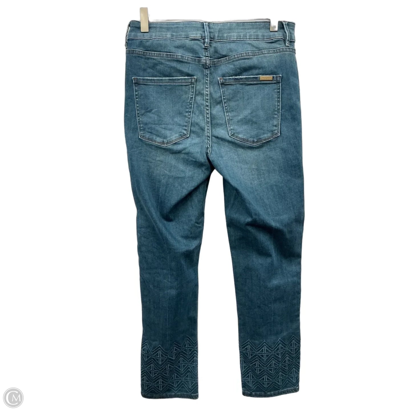 Jeans Straight By White House Black Market In Blue Denim, Size: 4