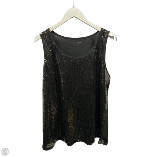 Top Sleeveless By Lane Bryant In Black, Size: 2x