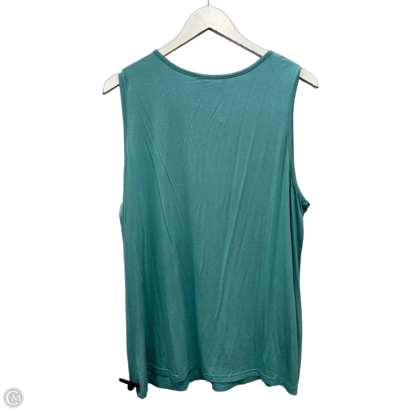 Top Sleeveless By Bloomchic In Blue, Size: 1x