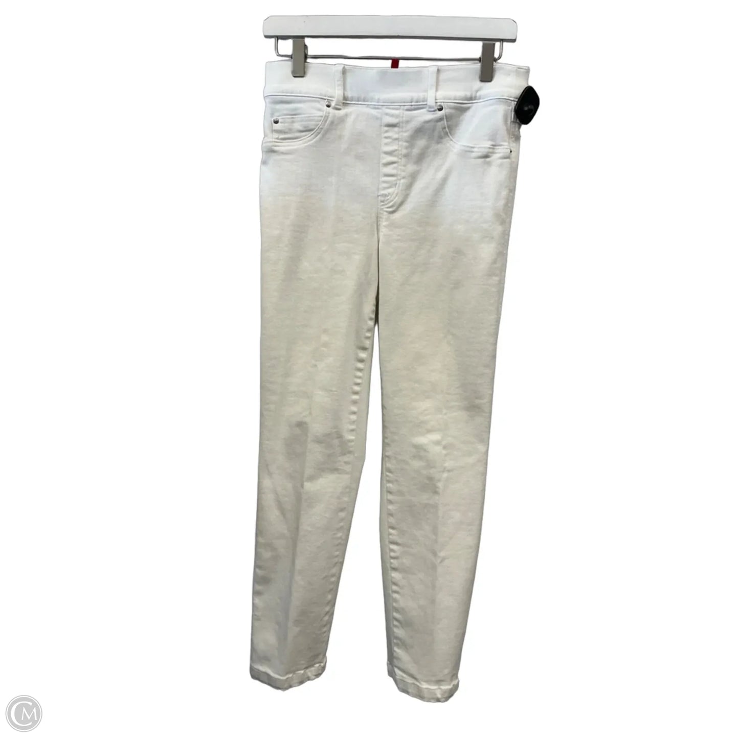 Jeans Straight By Spanx In White, Size: M