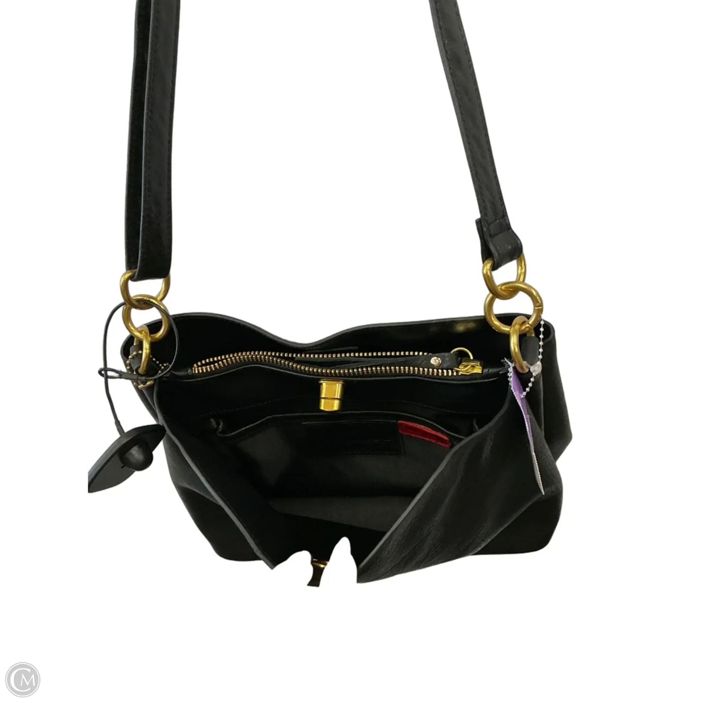 Handbag Leather By Cma, Size: Small