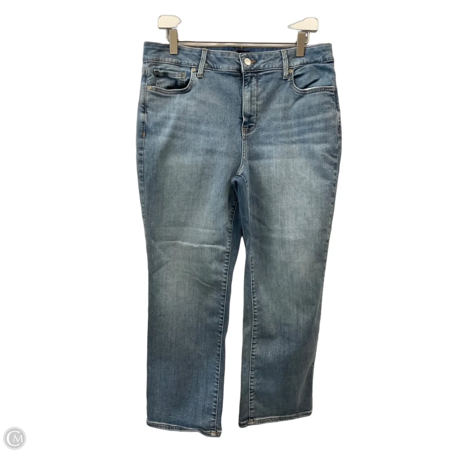 Jeans Cropped By Not Your Daughters Jeans In Blue Denim, Size: 12