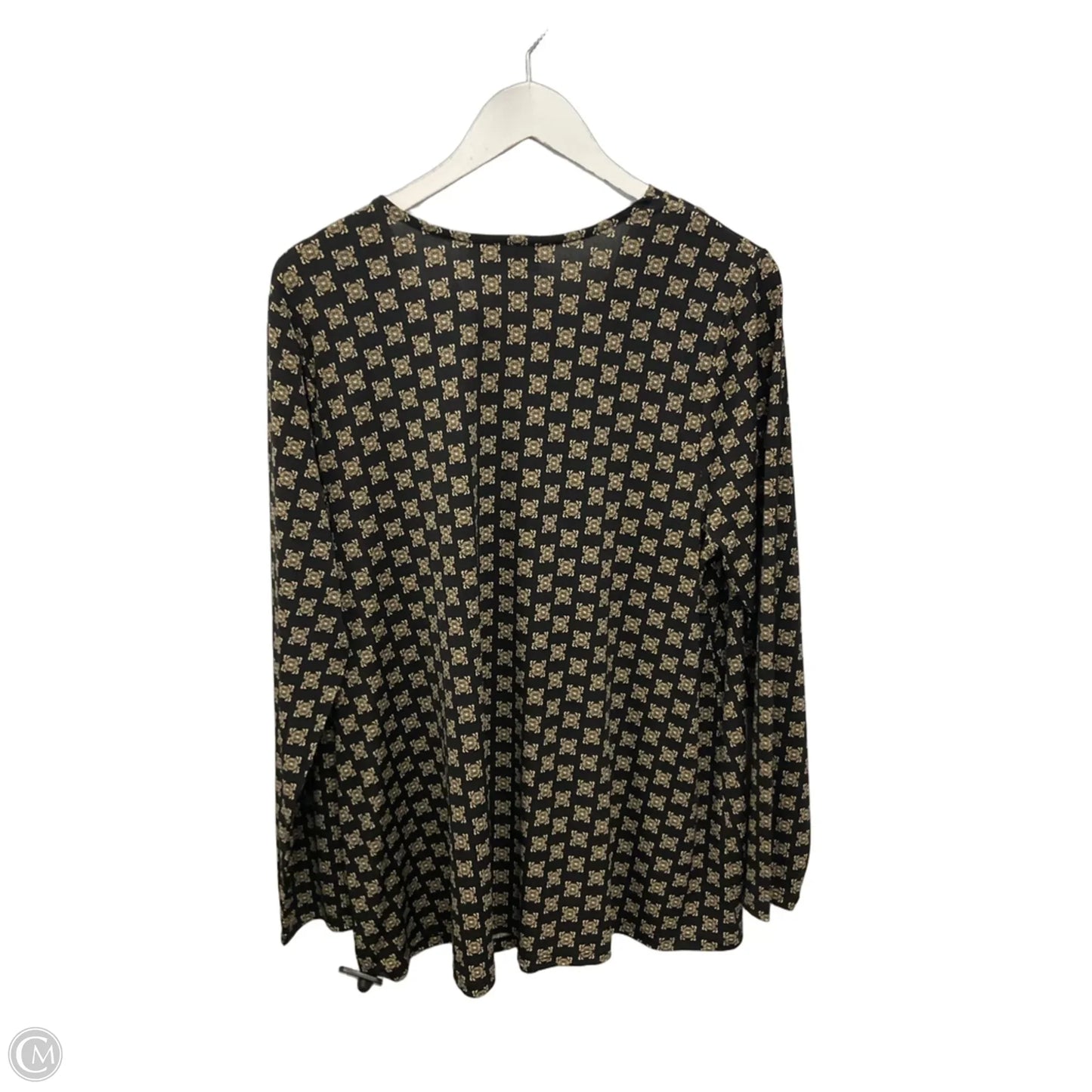 Top Long Sleeve By Lane Bryant In Black, Size: Xl