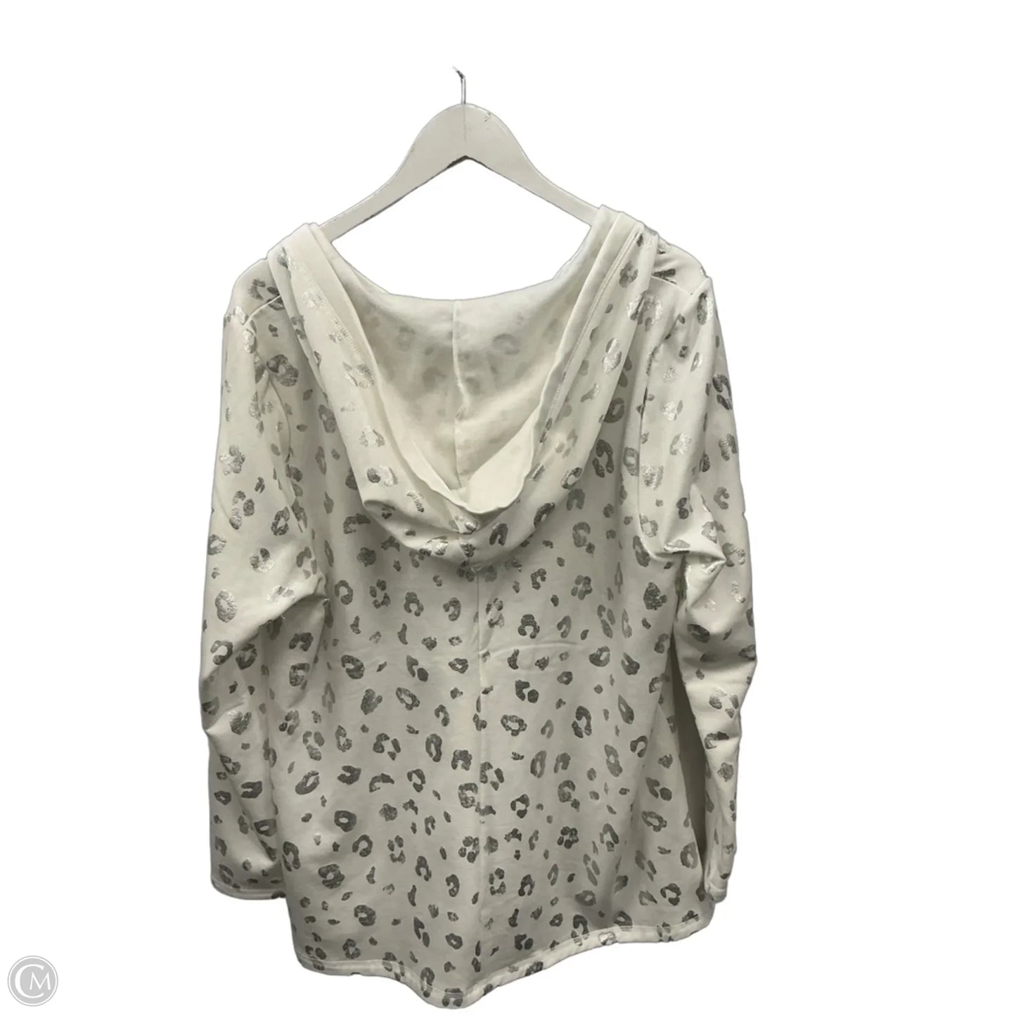 Sweatshirt Hoodie By Livi Active In White, Size: Xl