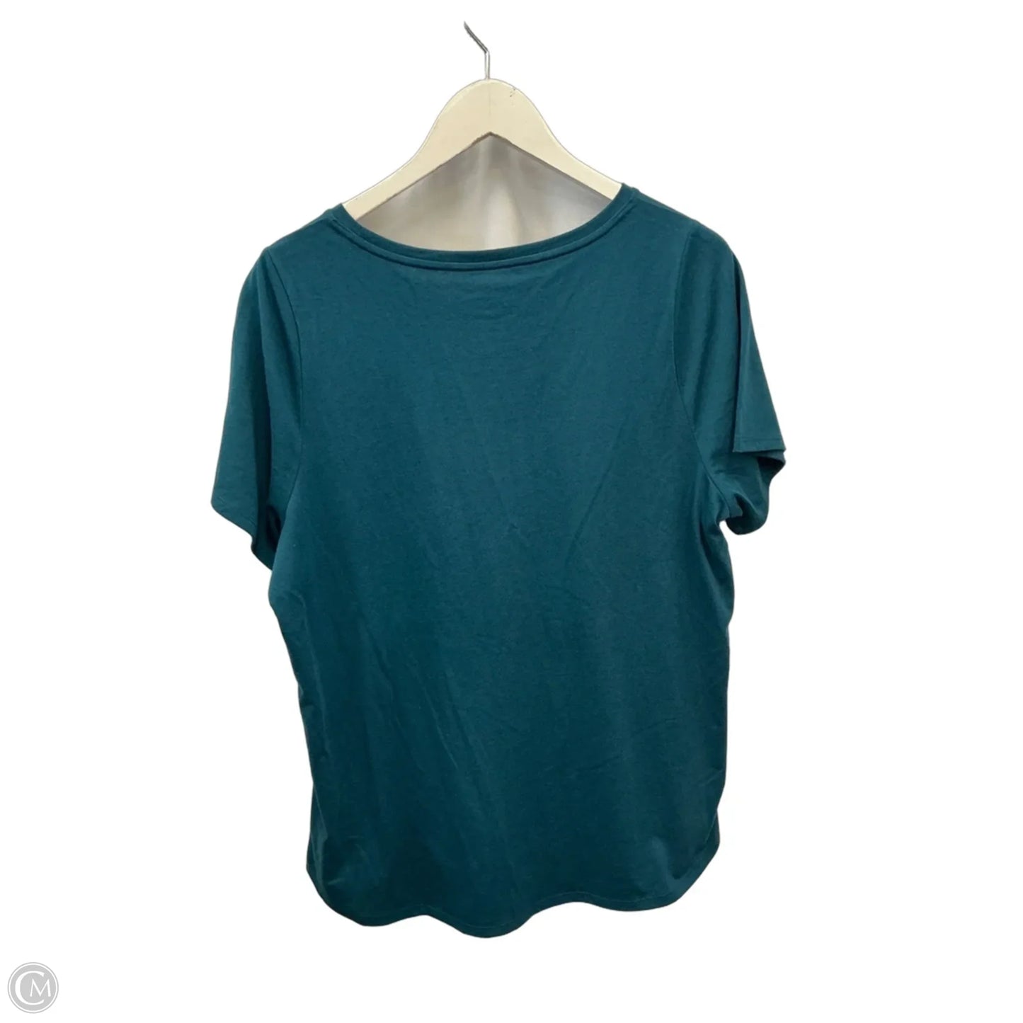 Top Short Sleeve By Sonoma In Teal, Size: Xxl