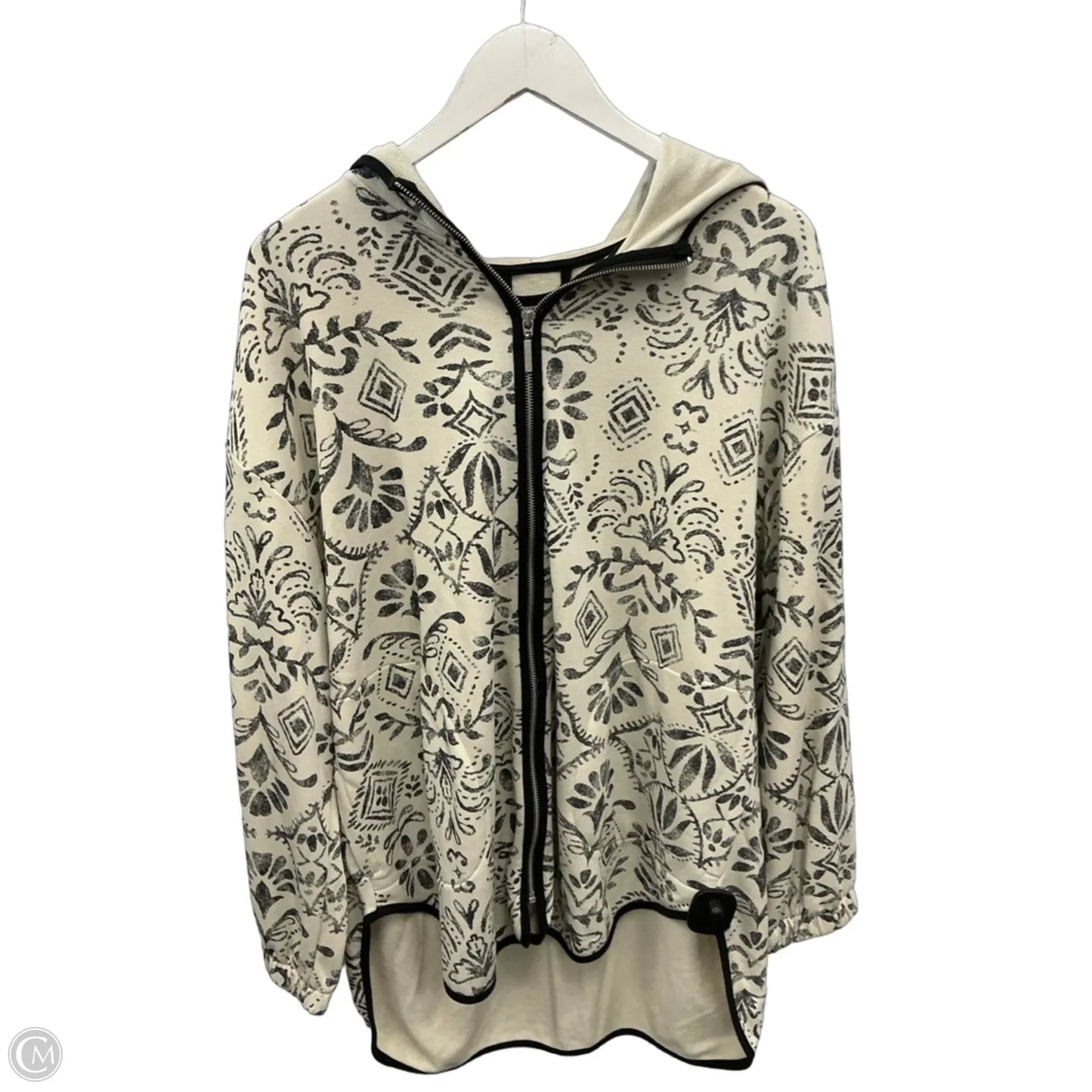 Sweatshirt Hoodie By Livi Active In Cream, Size: Xl