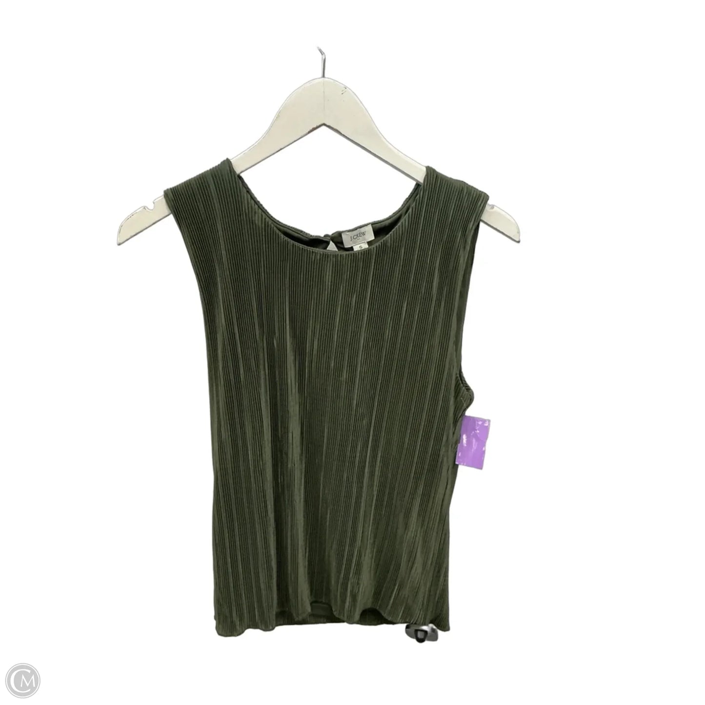 Top Sleeveless By J. Crew In Green, Size: S