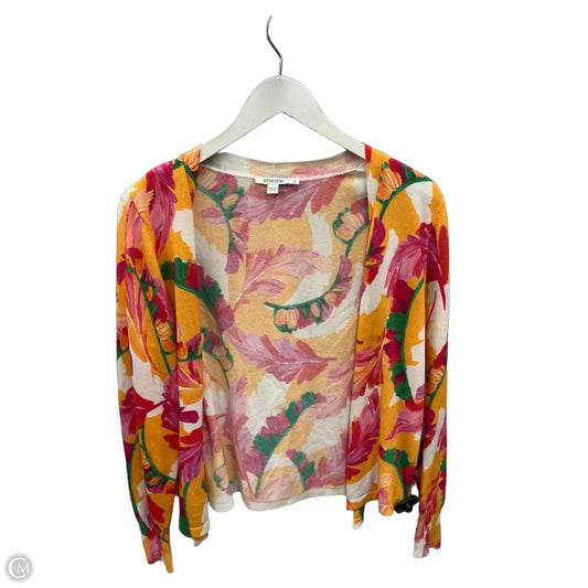 Sweater Cardigan By Chicos In Multi-colored, Size: M
