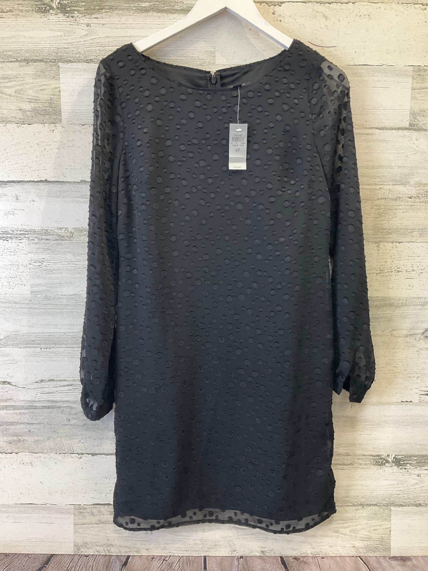 Black Dress Casual Short Ann Taylor, Size Petite   S