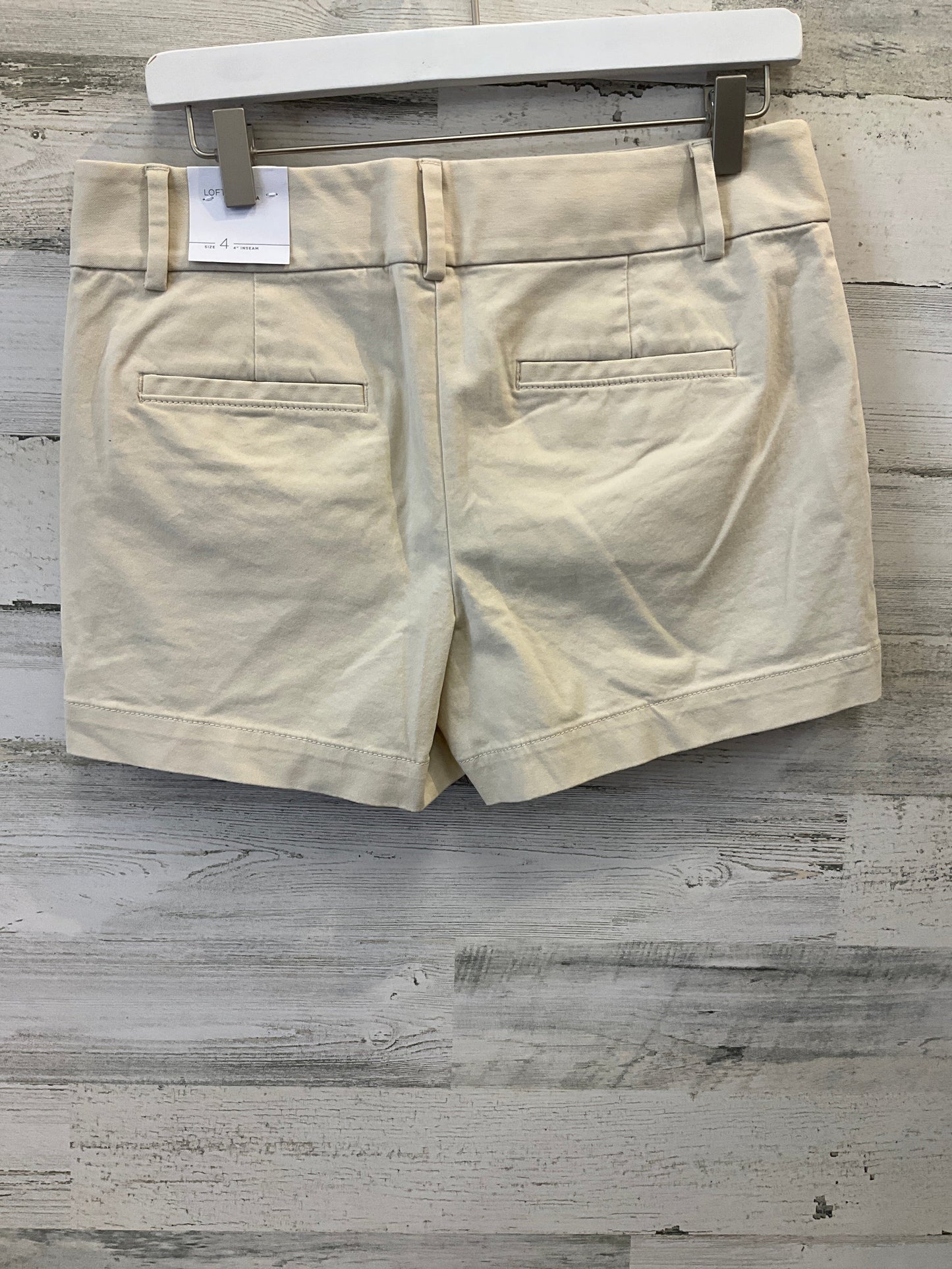 Tan Shorts Loft, Size 4