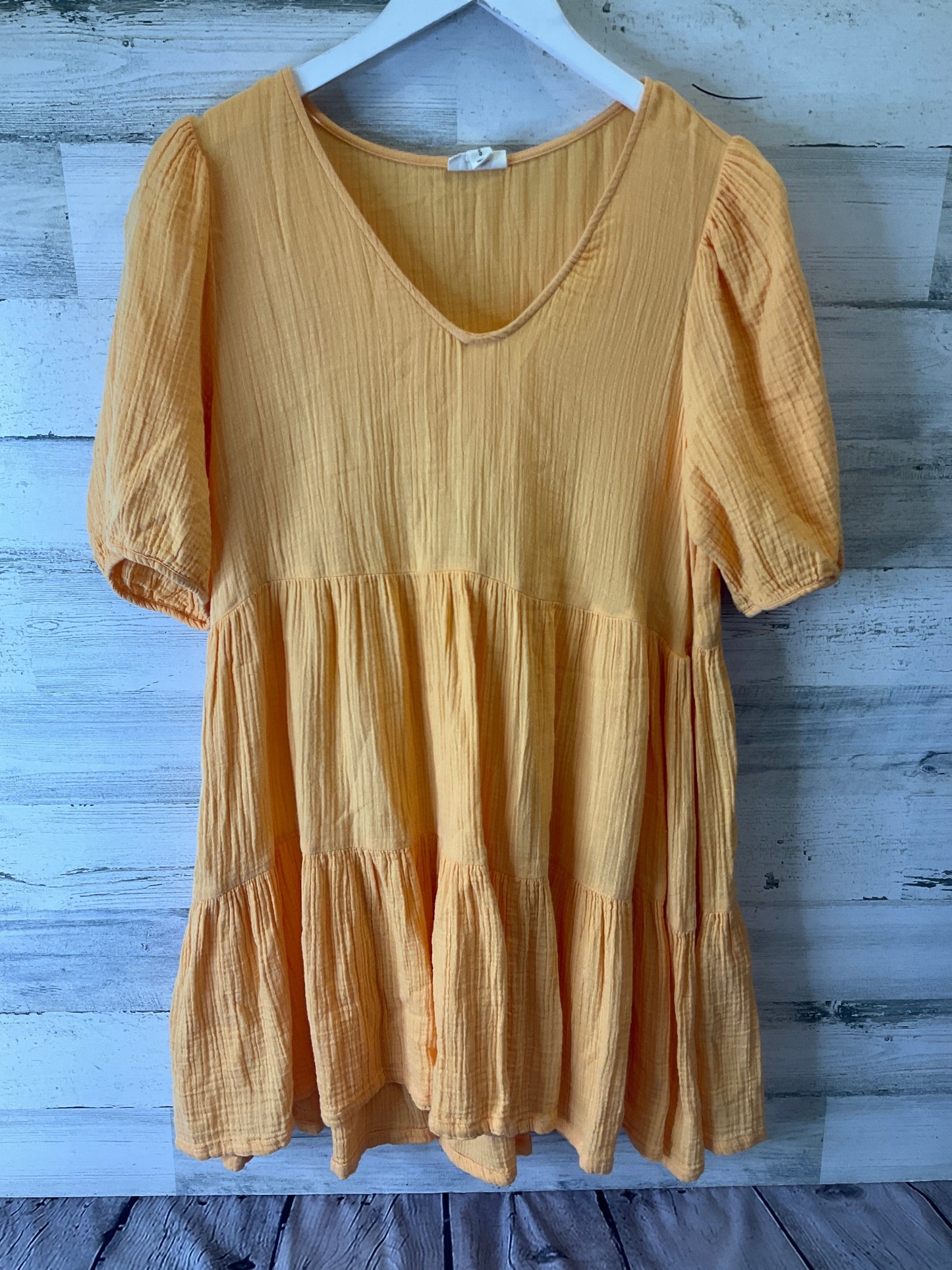 Gold Dress Casual Short Ana, Size S