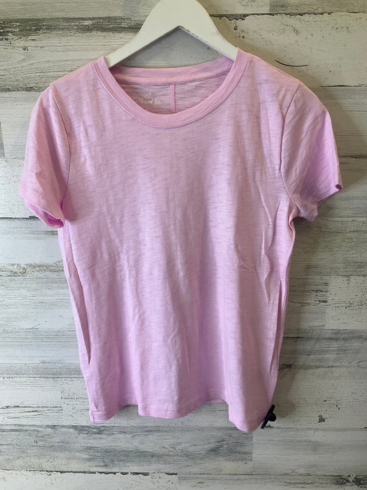 Pink Top Short Sleeve J. Crew, Size S