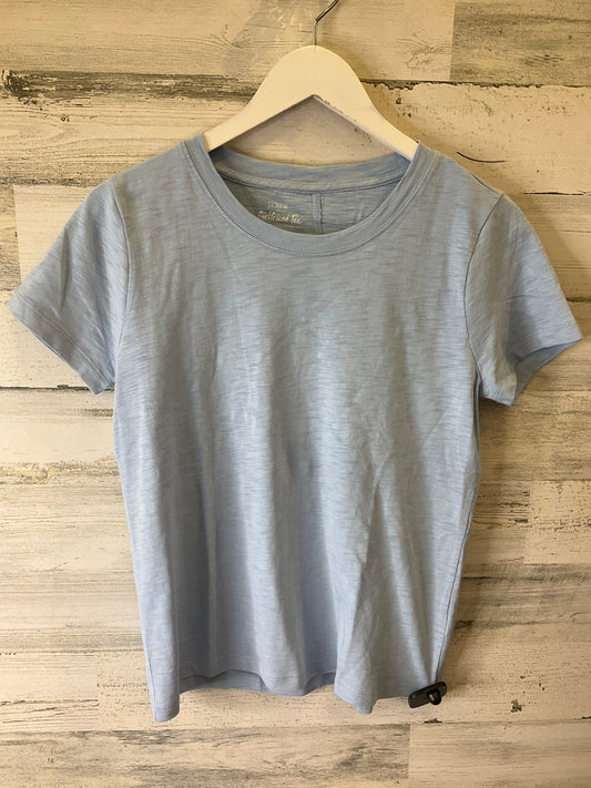 Blue Top Short Sleeve J. Crew, Size S