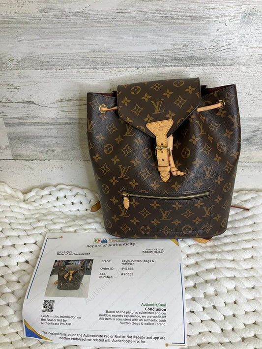 Backpack Luxury Designer Louis Vuitton, Size Medium