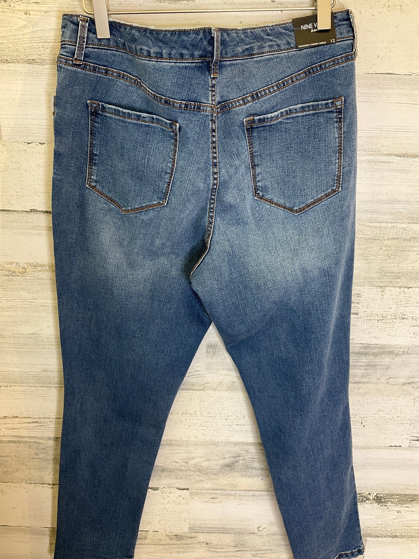 Blue Denim Jeans Skinny Nine West Apparel, Size 12