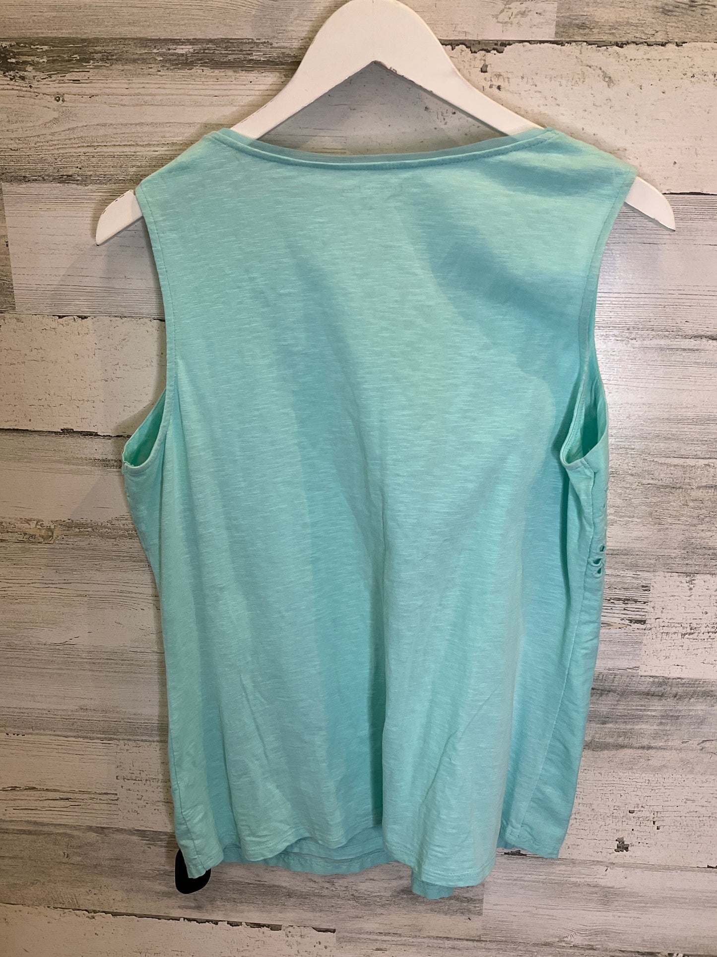 Aqua Top Sleeveless Coldwater Creek, Size L