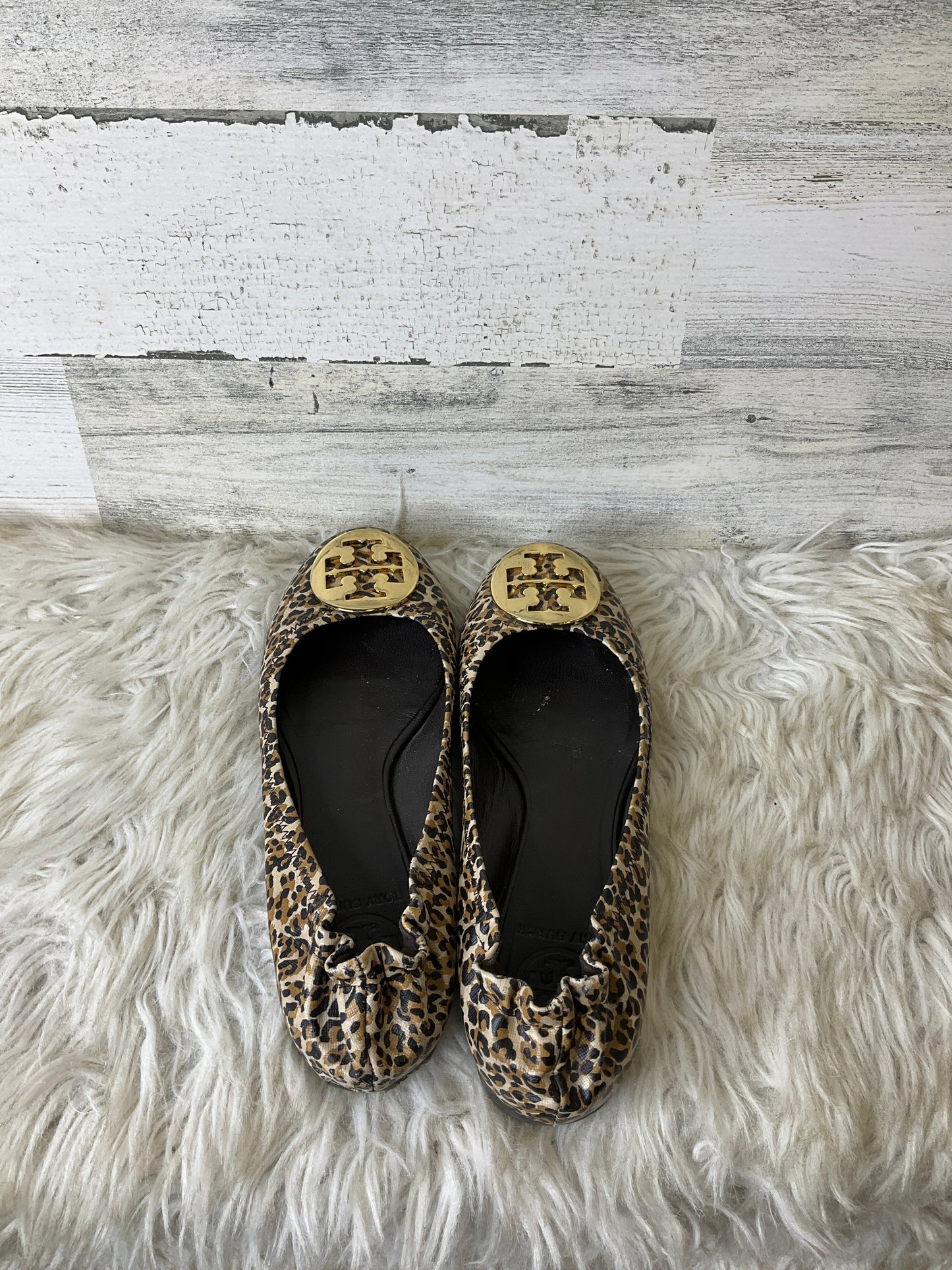 Shoes Designer By Tory Burch In Animal Print, Size: 7