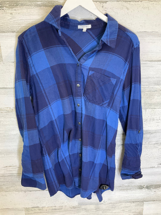 Blue Top Long Sleeve Maurices, Size M