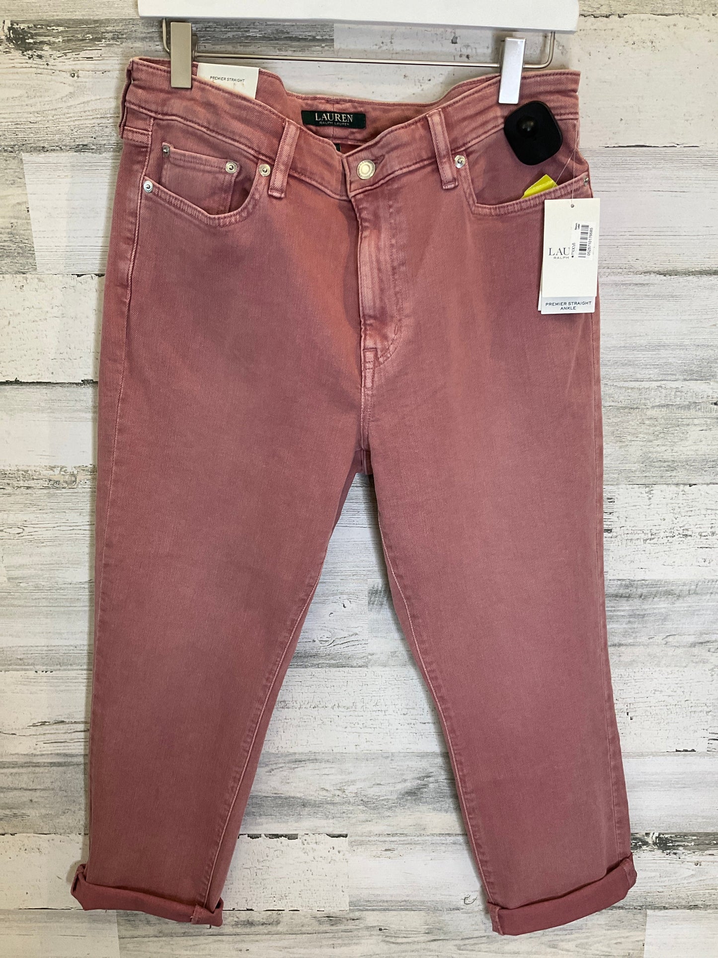 Pink Jeans Straight Ralph Lauren, Size 12
