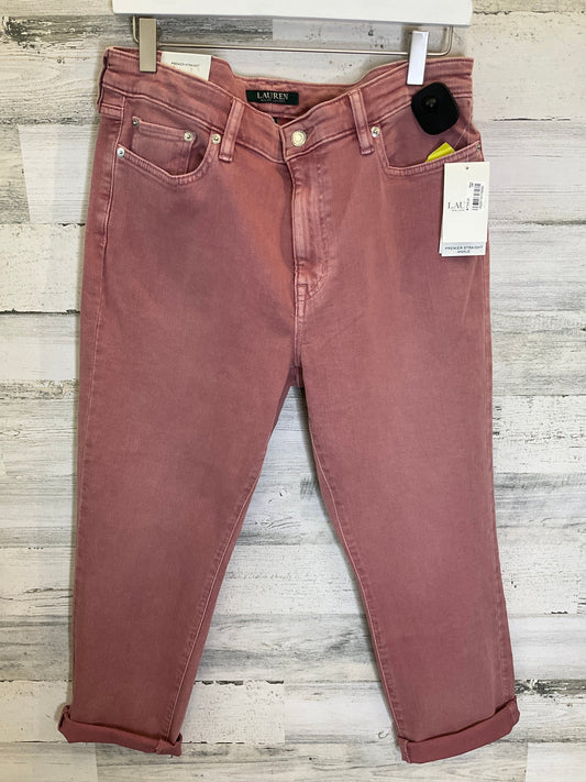Pink Jeans Straight Ralph Lauren, Size 12