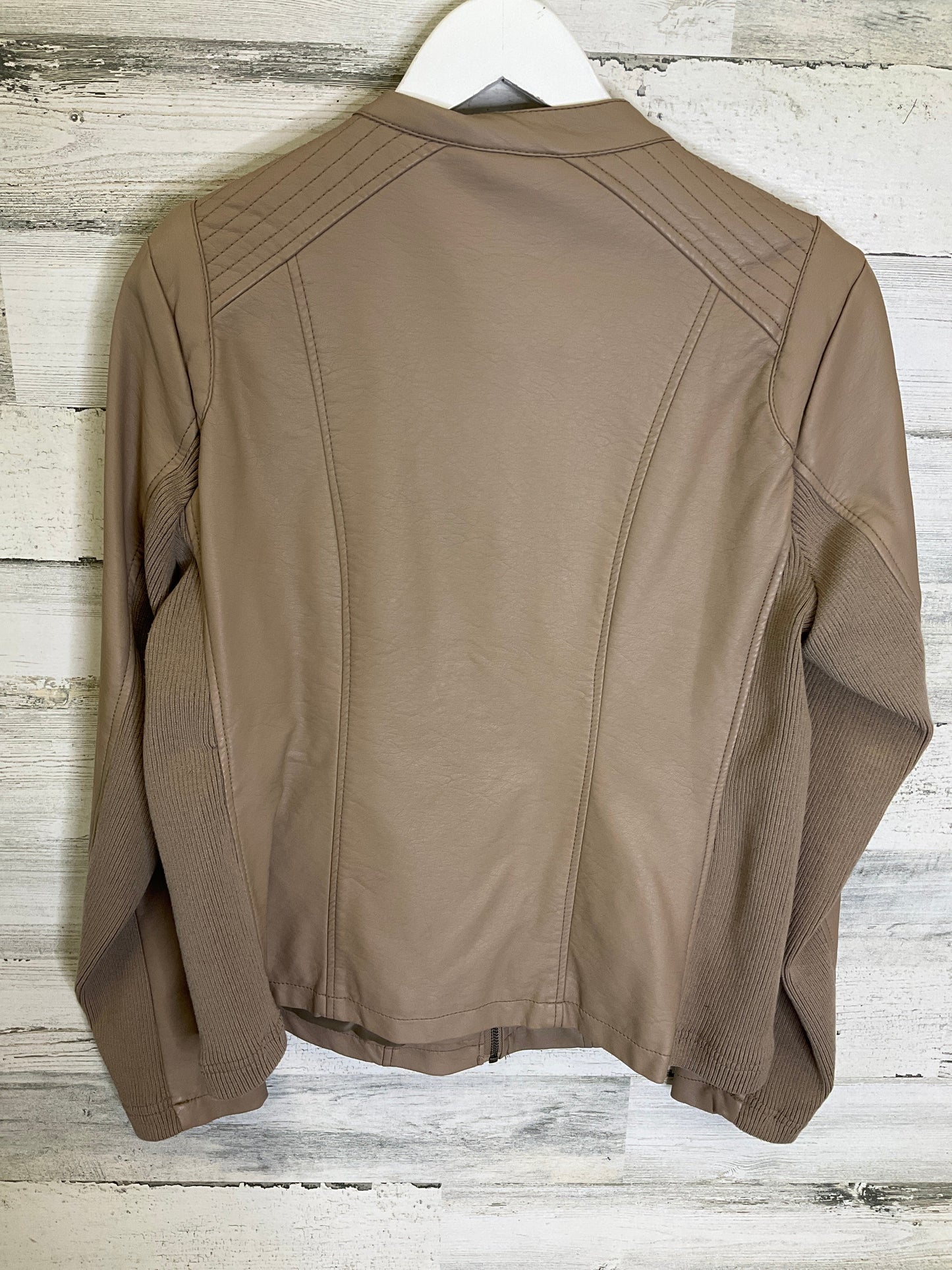 Tan Jacket Moto New Directions, Size M