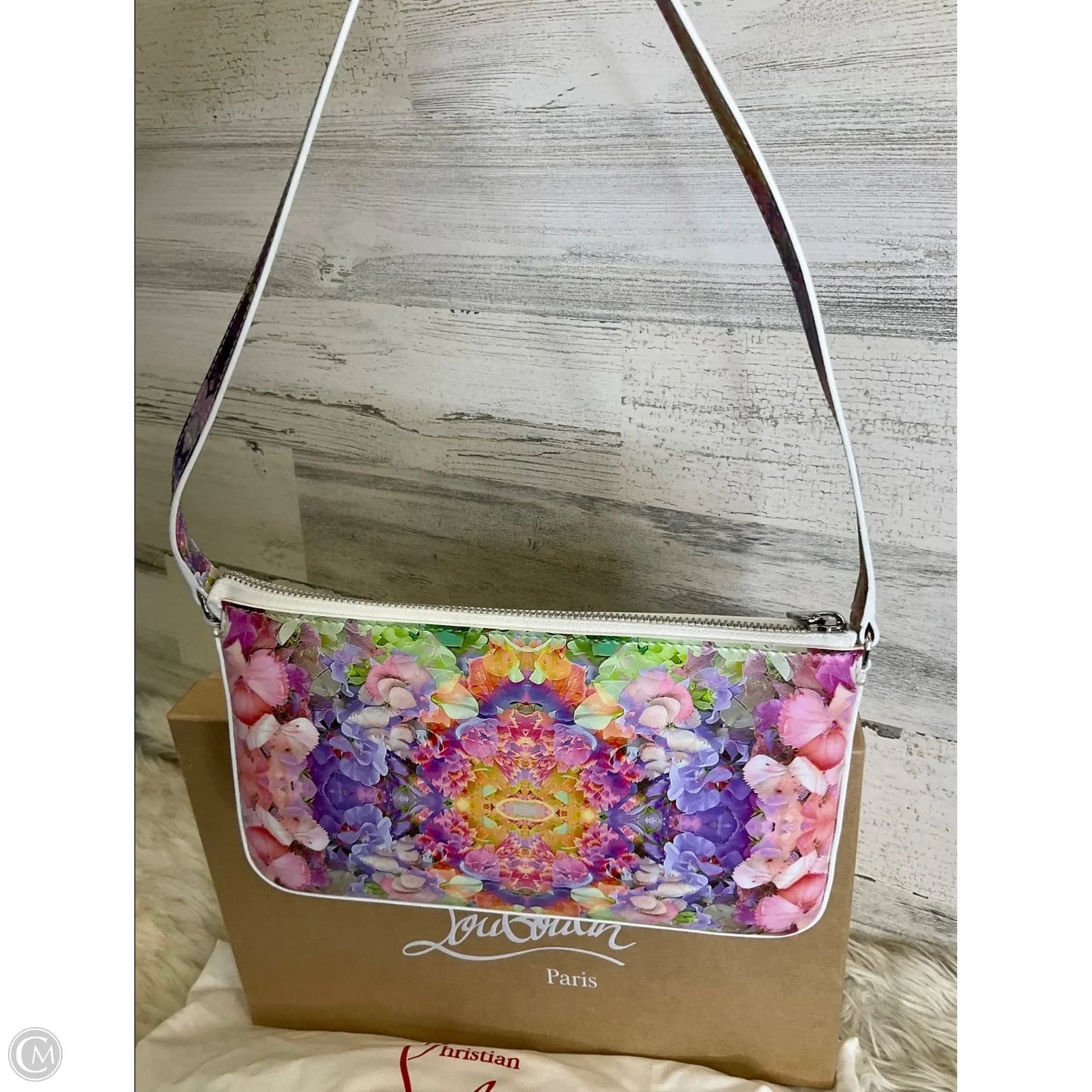 Handbag Luxury Designer By Christian Louboutin, Size: Medium