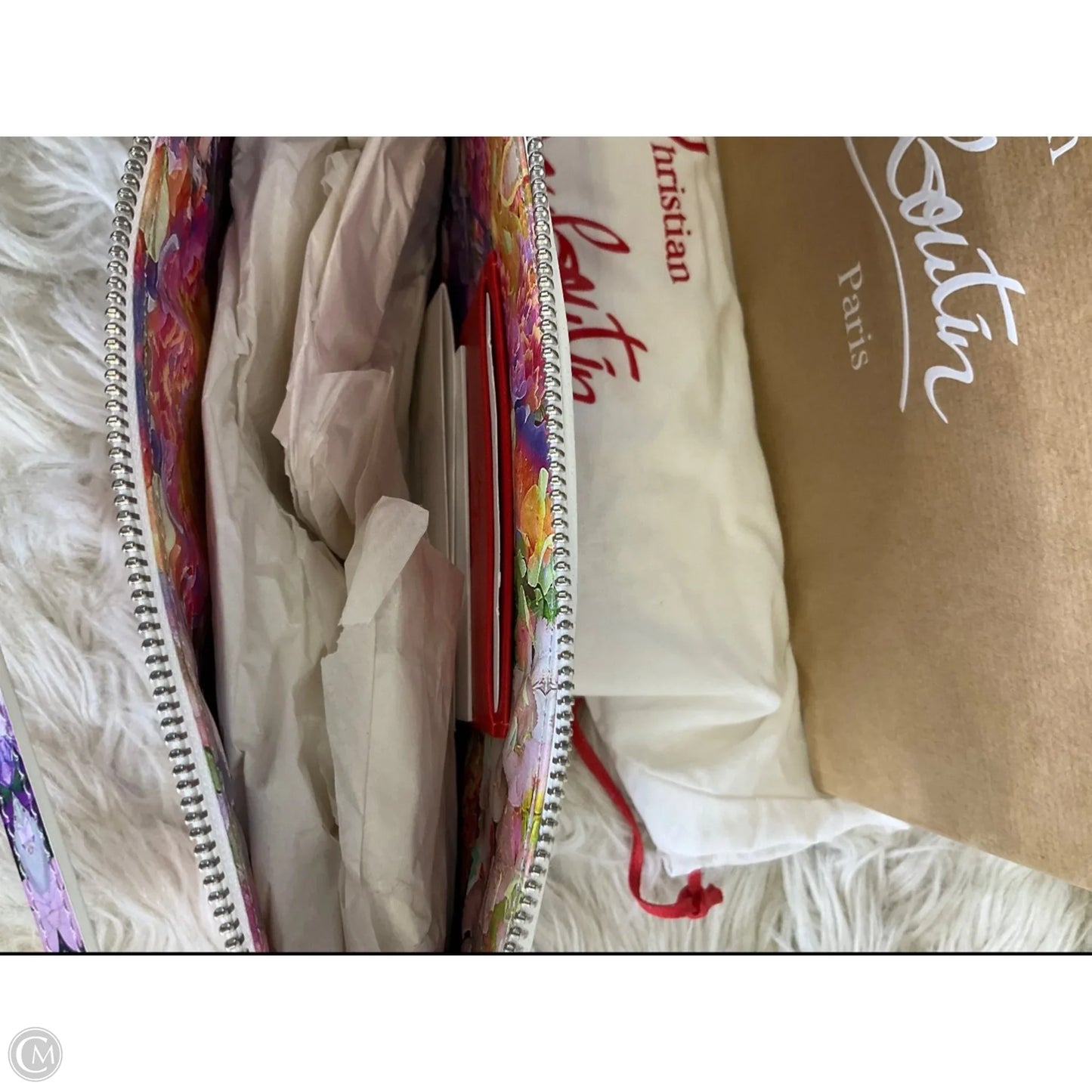 Handbag Luxury Designer By Christian Louboutin, Size: Medium