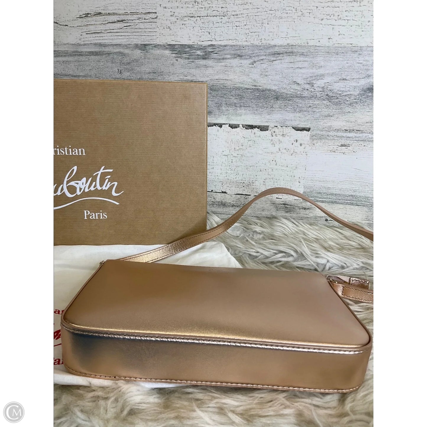 Handbag Luxury Designer By Christian Louboutin, Size: Medium