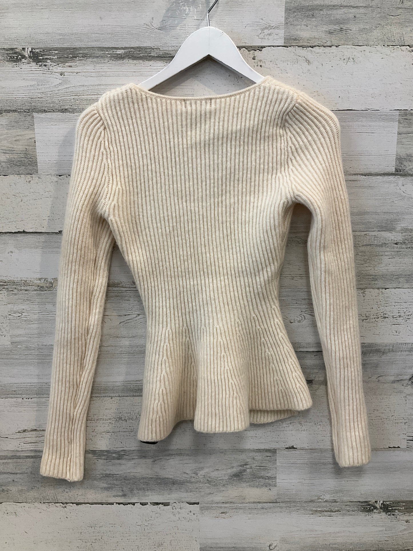 Sweater By H&m In Cream, Size: S