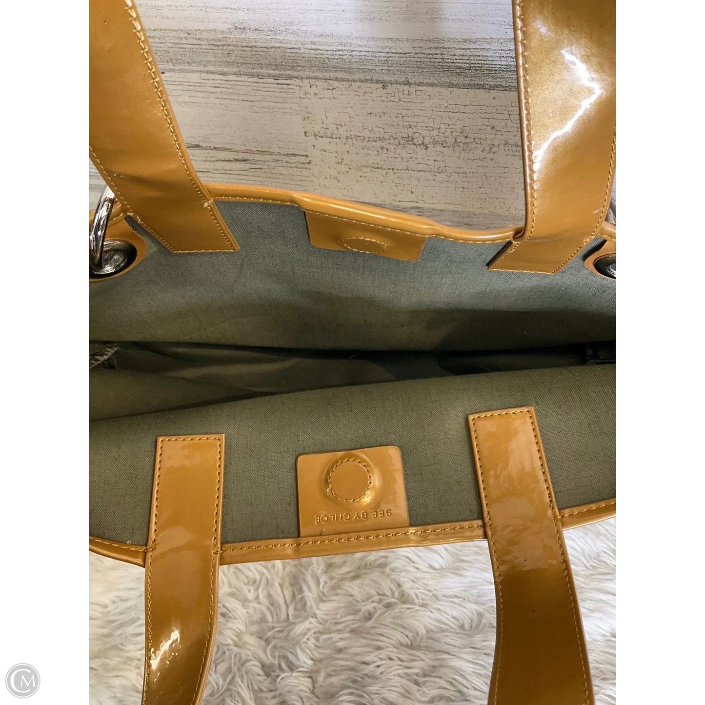 Tote Luxury Designer By Chloe, Size: Large