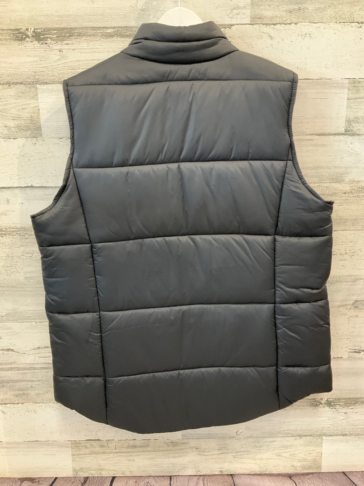 Vest Puffer & Quilted By Zenana Outfitters In Black, Size: 3x