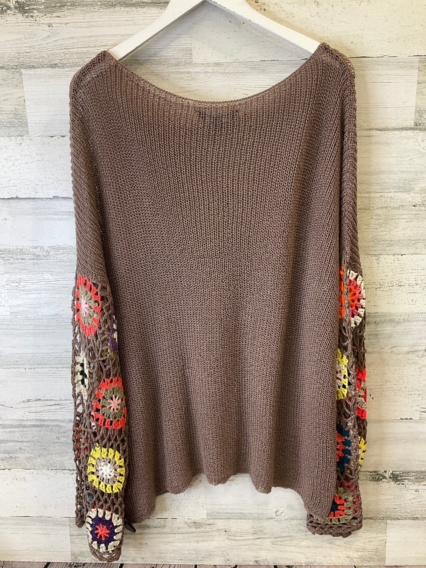 Sweater By Davi & Dani In Taupe, Size: 3x