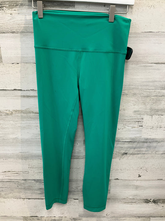 Athletic Leggings By Lululemon In Green, Size: 8