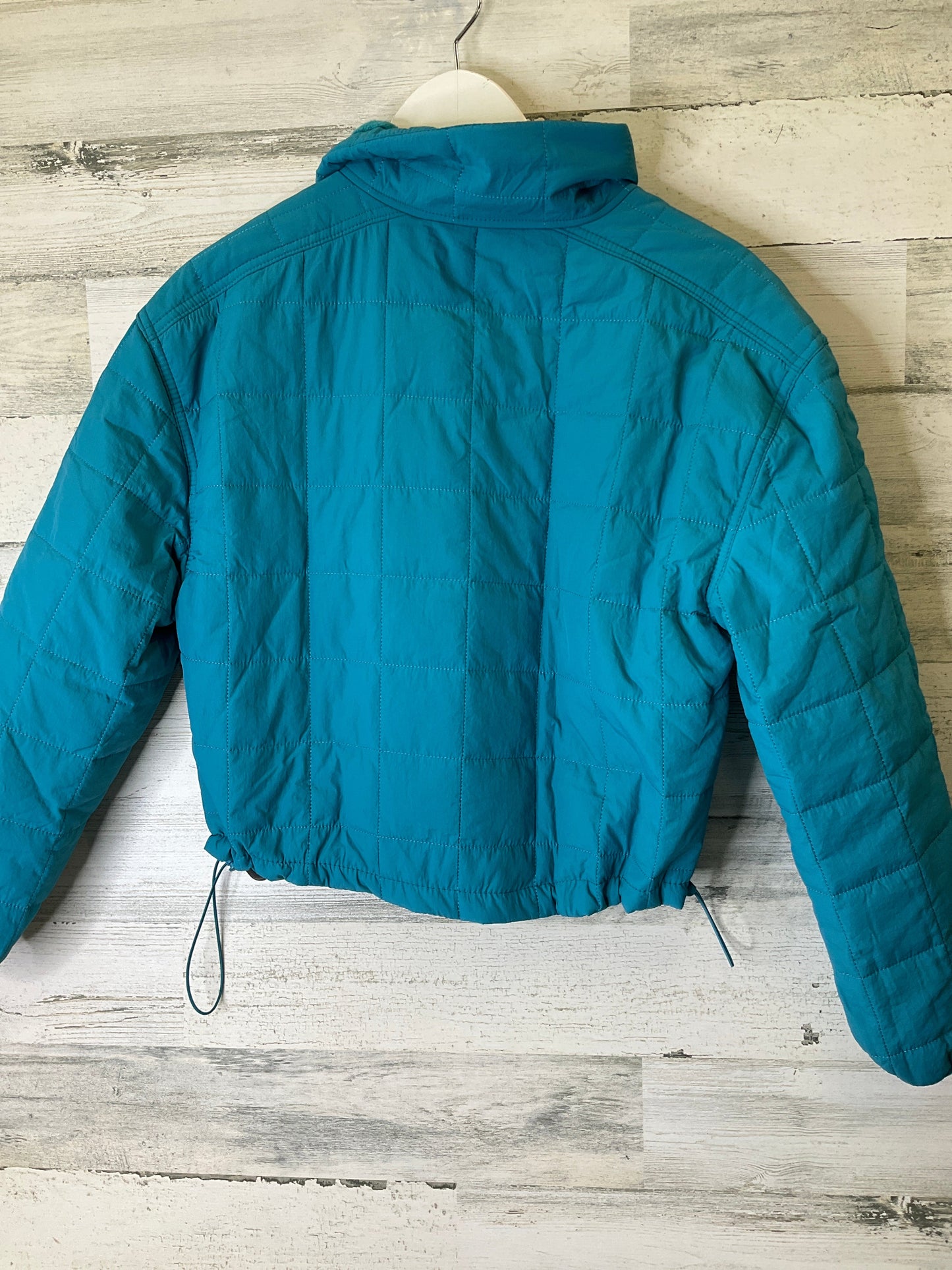 Jacket Puffer & Quilted By Love Tree In Aqua, Size: S