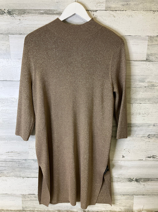 Tunic Long Sleeve By Chicos In Gold, Size: M