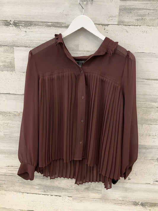 Blouse Long Sleeve By Banana Republic  Size: M