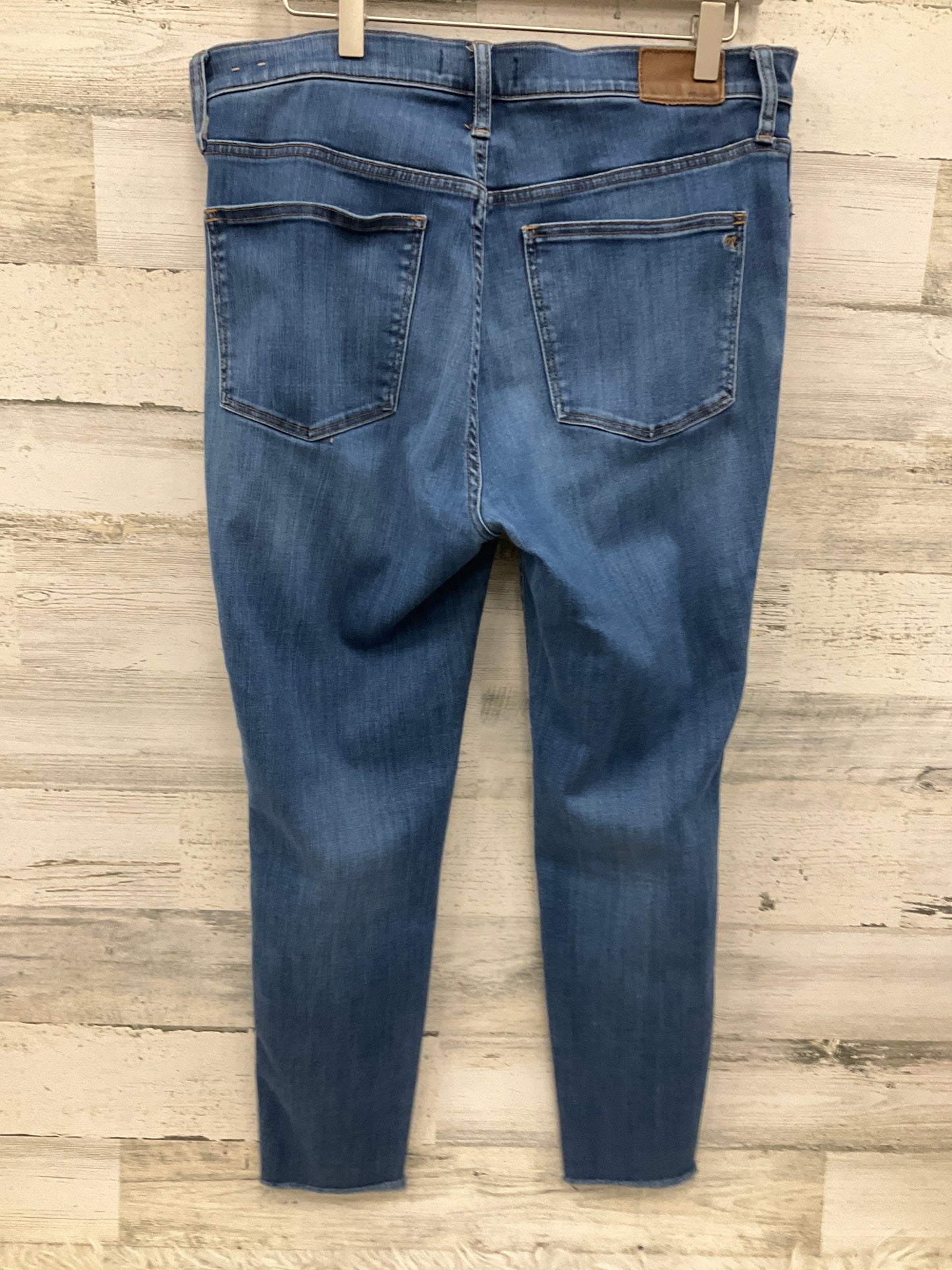 Jeans Skinny By Madewell In Blue Denim, Size: 12