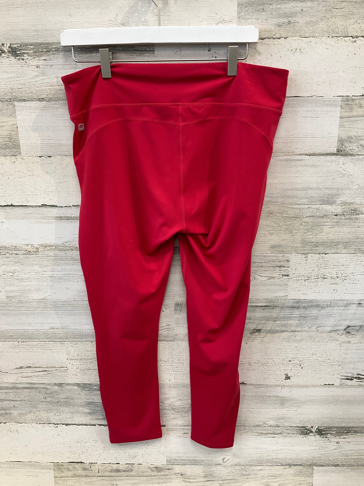 Athletic Capris By Fabletics In Red, Size: Xxl