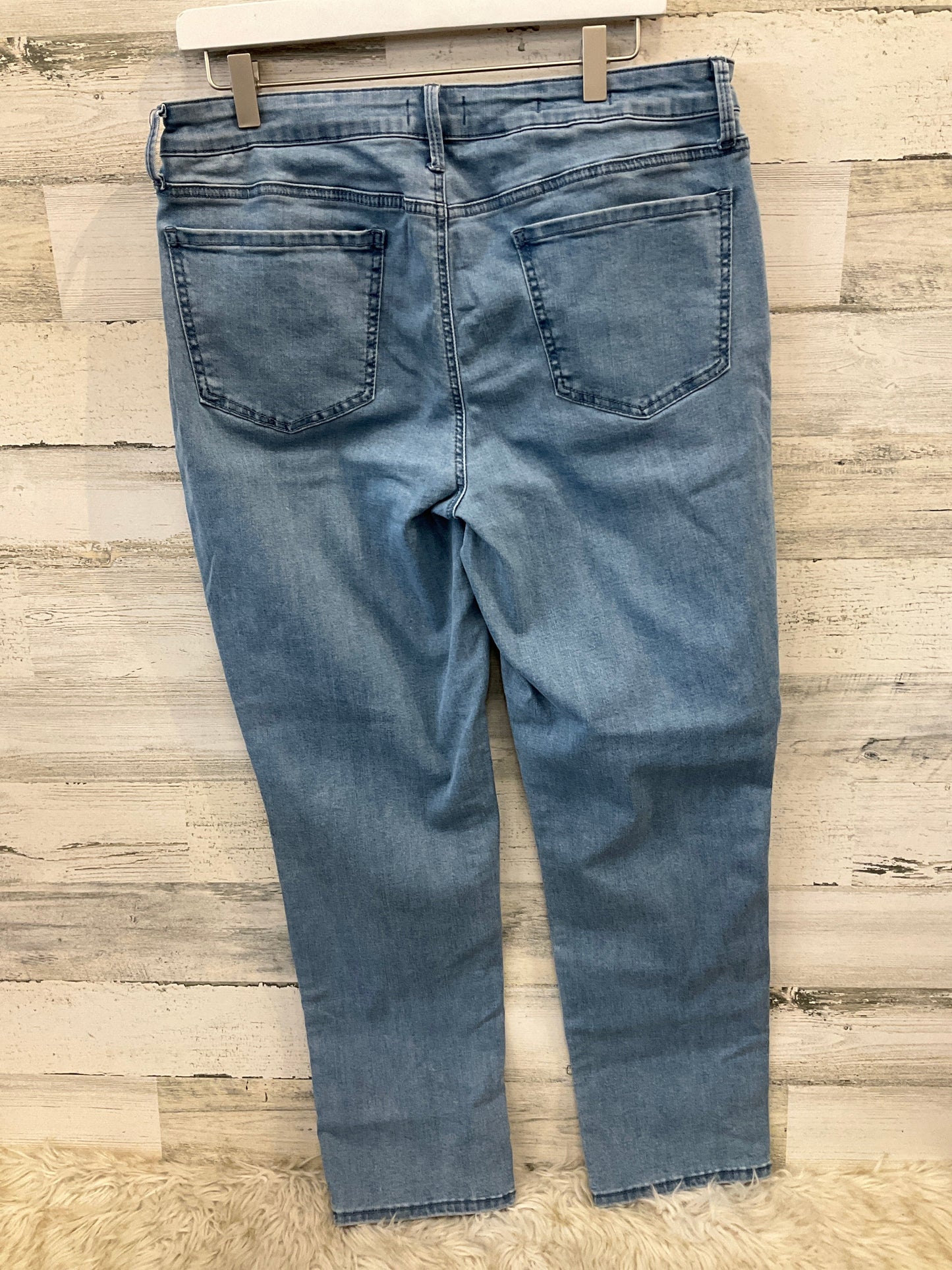 Jeans Straight By Not Your Daughters Jeans In Blue Denim, Size: 12