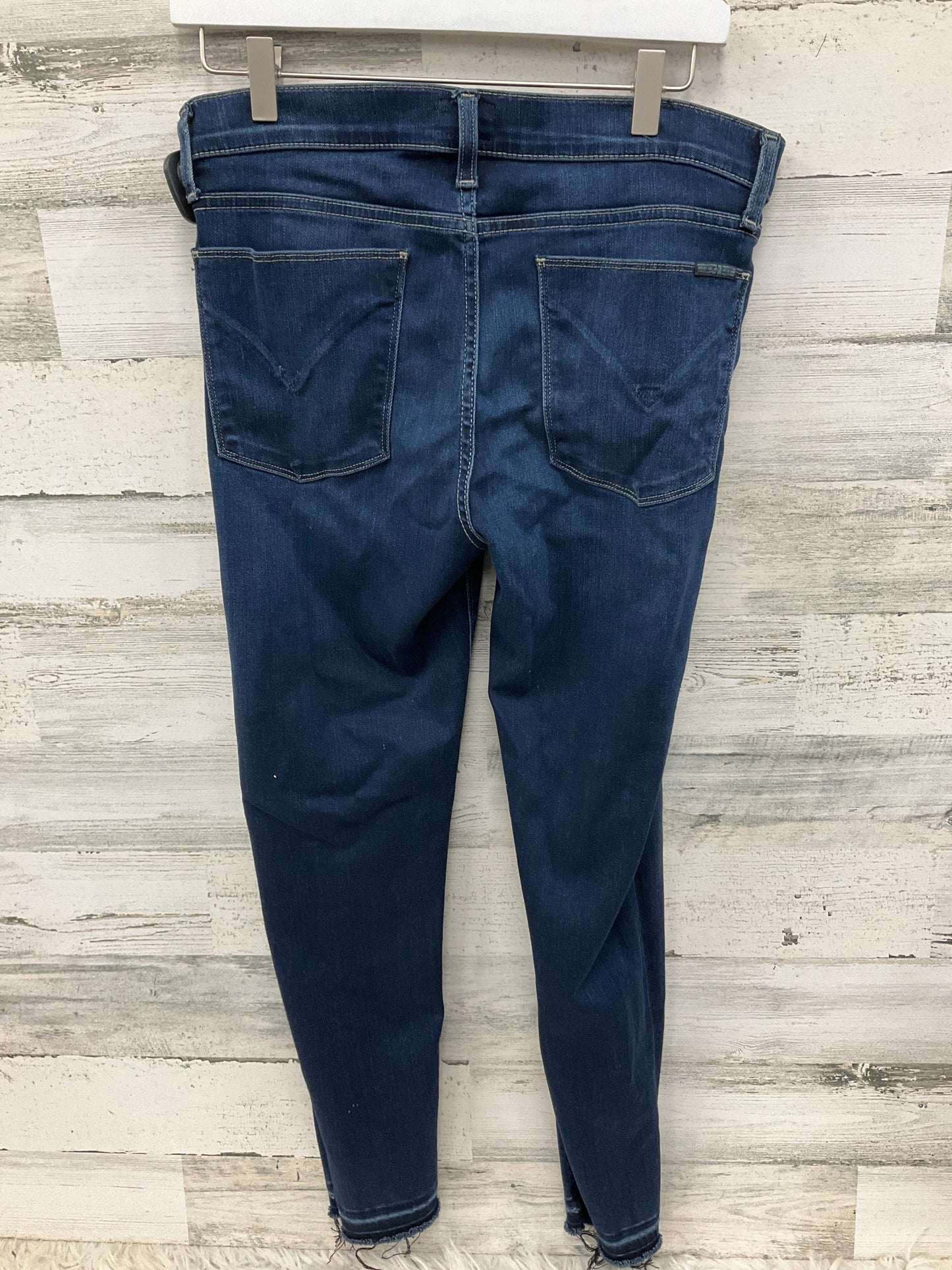 Jeans Skinny By Hudson In Blue Denim, Size: 10