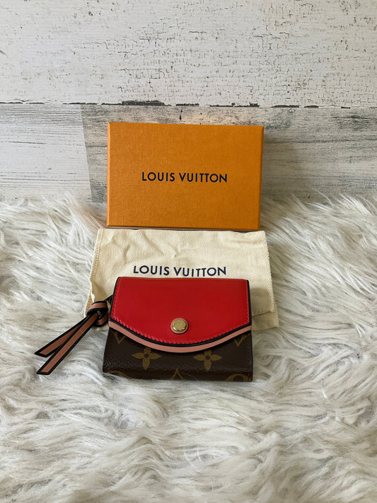 Wallet Luxury Designer By Louis Vuitton, Size: Small