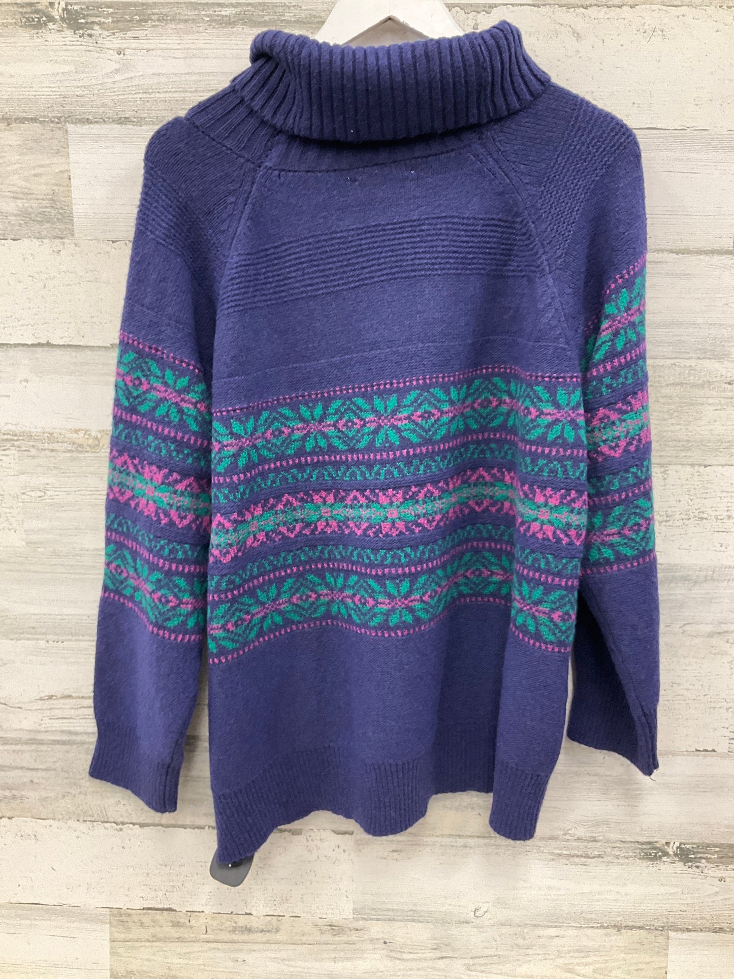 Sweater By Cj Banks In Blue, Size: 1x