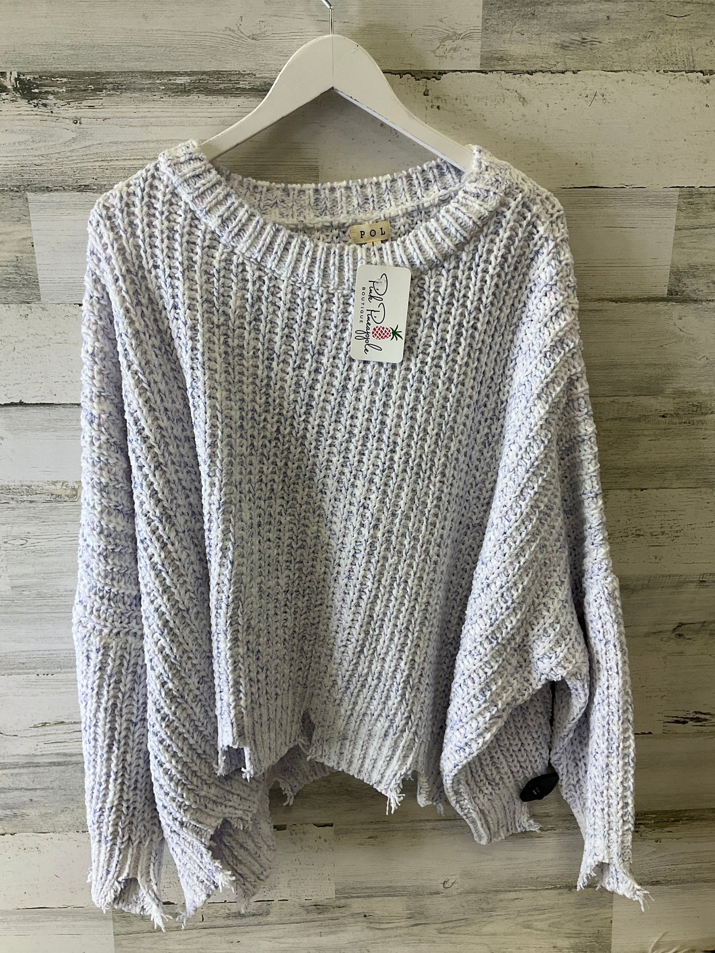 Sweater By Pol In Purple, Size: L