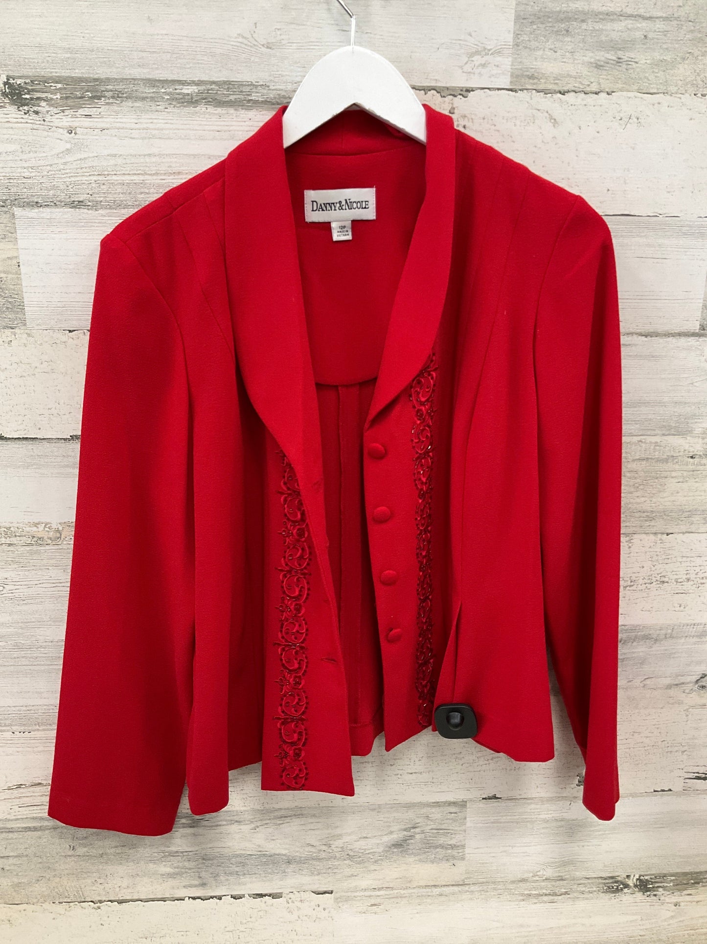 Blazer By Dannyandnicole In Red, Size: Lp