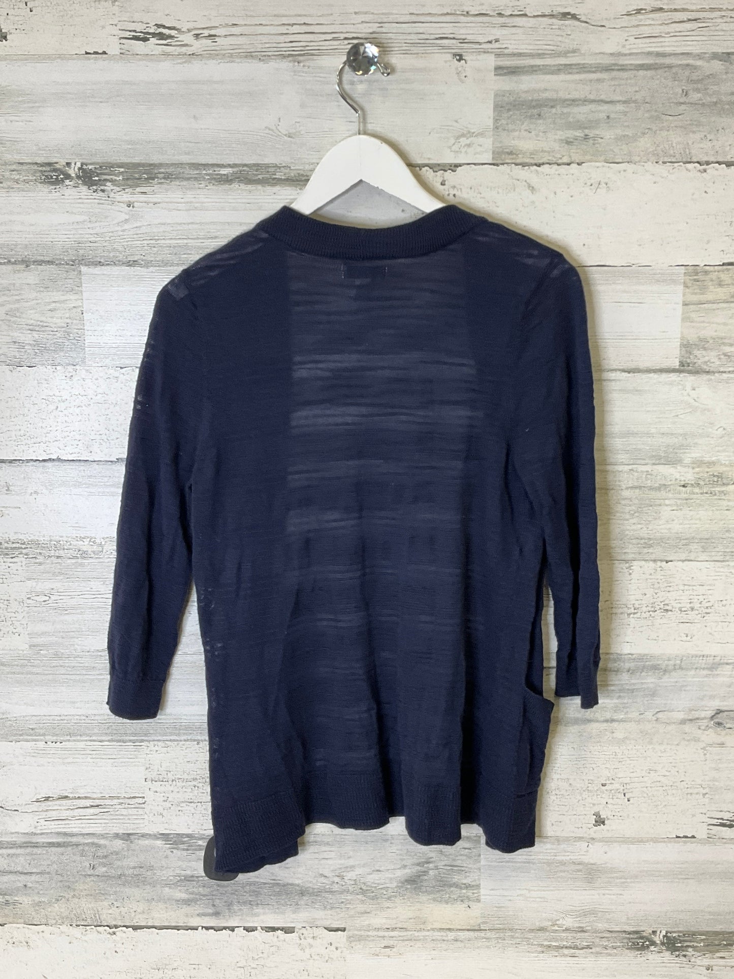 Sweater Cardigan By Croft And Barrow In Navy, Size: Sp