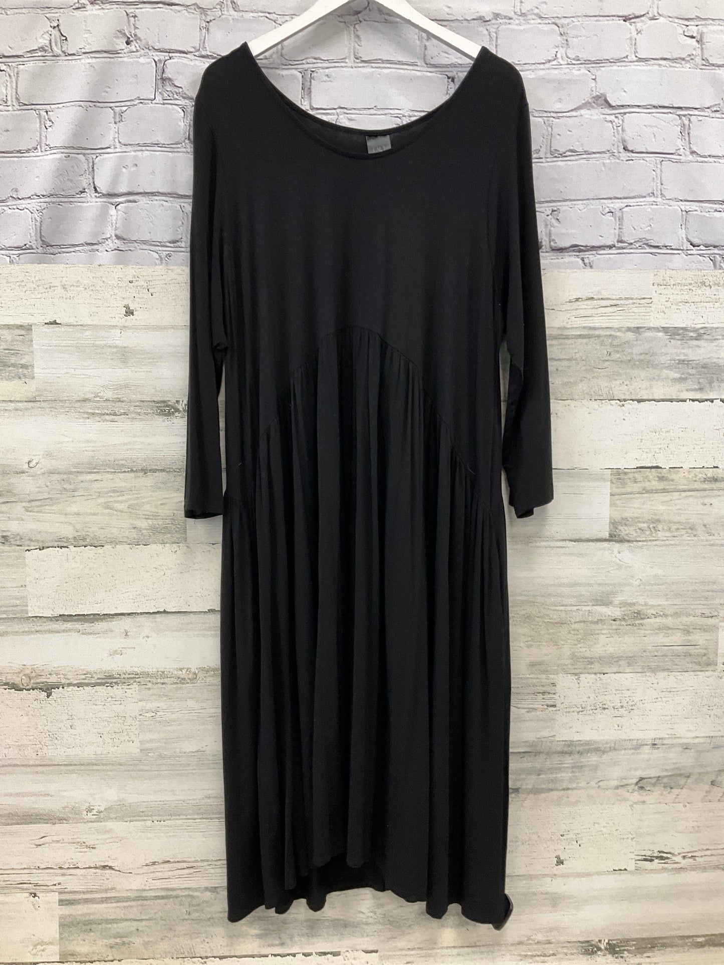 Dress Casual Midi By Agnes & Dora In Black, Size: Xxl