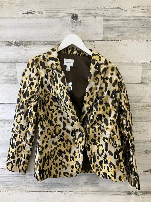 Blazer By Nine West Apparel In Gold, Size: M