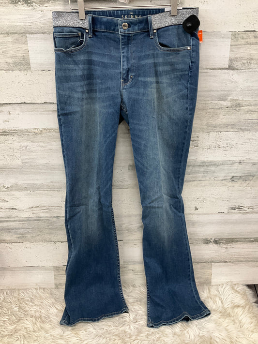 Jeans Flared By White House Black Market In Blue Denim, Size: 12