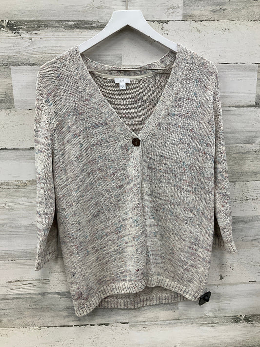 Sweater Cardigan By J. Jill In Multi-colored, Size: M