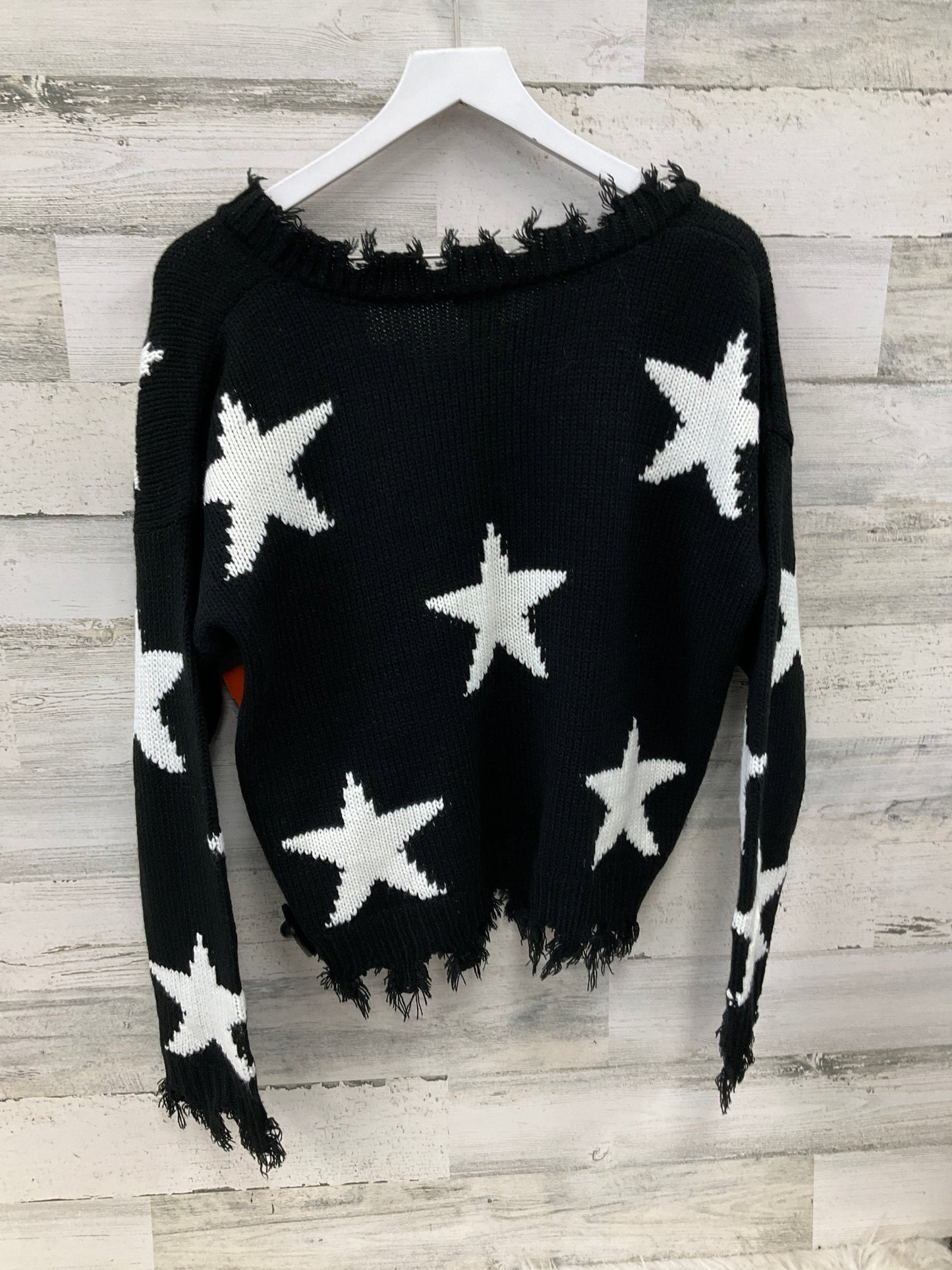 Sweater By Rue 21 In Black & White, Size: M